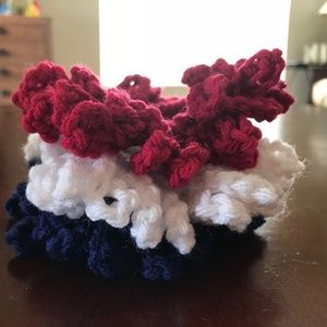 Crocheted Patriotic Hairties